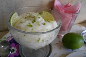 Desert mousse de limete