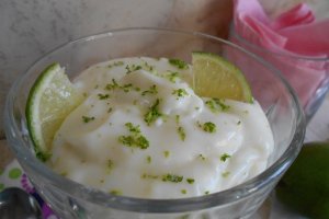 Desert mousse de limete