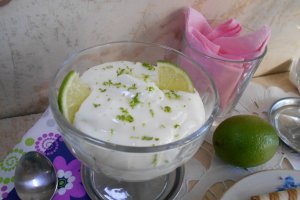 Desert mousse de limete