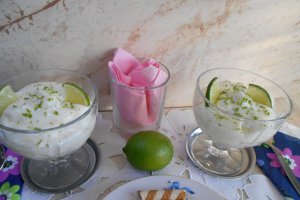 Desert mousse de limete
