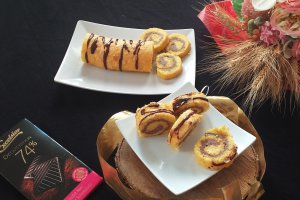 Desert rulada cu ciocolata
