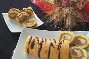 Desert rulada cu ciocolata