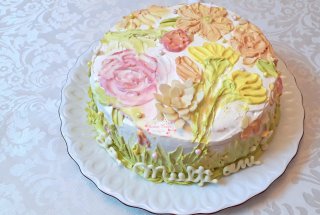 Desert tort pictat, de Florii