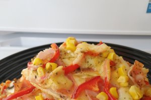 Pizza cu aluat tinut la rece peste noapte