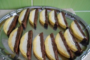 Desert ciocolata in trei culori