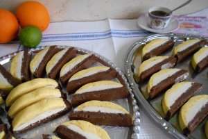 Desert ciocolata in trei culori