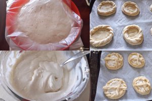 Desert mini pasti cu mascarpone si migdale