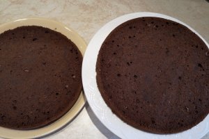 Desert tort cu ciocolata, mure si dantela de ciocolata