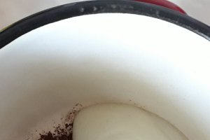 Desert prajitura cremoasa alb si negru