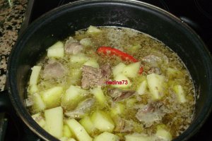 Ficatei cu pipote si cartofi