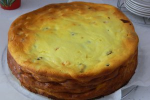 Desert pasca cu mac, papaya si merisoare