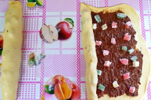 Desert cozonaci cu smantana in aluat