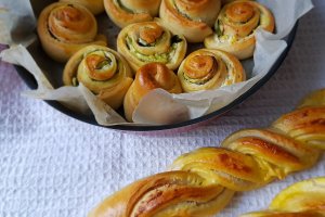 Spirale cu feta si spanac