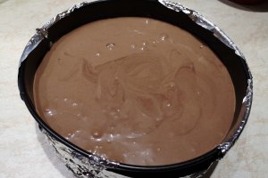 Desert cheesecake cu ciocolata