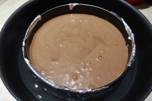 Desert cheesecake cu ciocolata