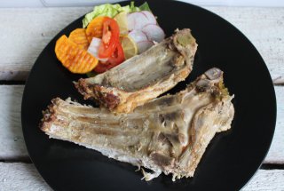 Coaste de miel cu ciuperci umplute