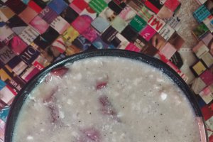 Snitel de porc in crusta de malai