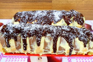 Desert prajitura Trenulet - Chec la metru sau tort la metru