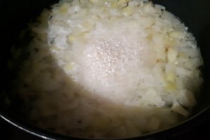 Mancare de orez cu spanac