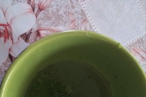 Desert crema de lime cu busuioc