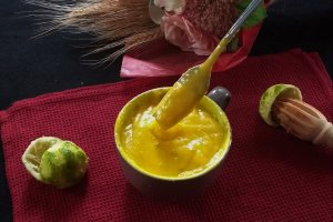 Desert crema de lime cu busuioc