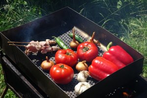 Saramura de peste cu legume coapte
