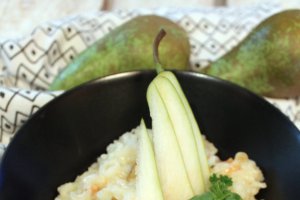 Risotto cu sparanghel si pere