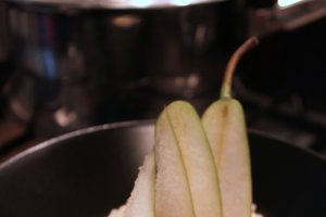 Risotto cu sparanghel si pere