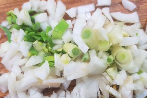 Tocanita de ciuperci cu chorizo, smantana si rozmarin