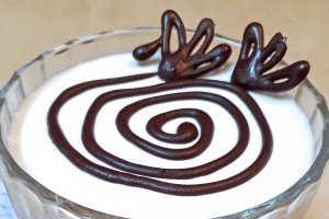Panna Cotta cu cafea si ciocolata