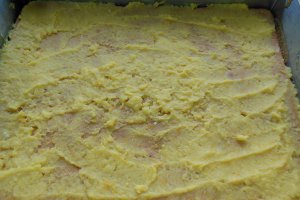 Desert prajitura cu crema de ciocolata si orange curd