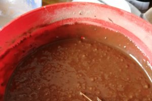Desert tort de ciocolata cu dulce de leche