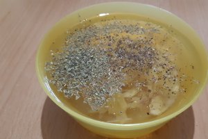 Fasole verde cu ciuperci la cuptor
