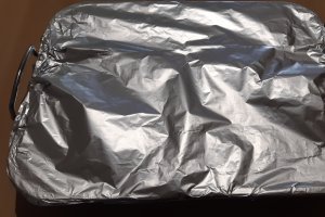 Fasole verde cu ciuperci la cuptor
