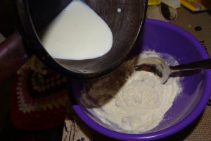 Desert cozonac imbatat cu coniac