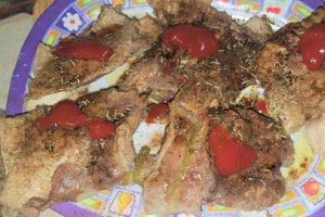 Costite de vitel cu cartofi si morcovi noi la cuptor