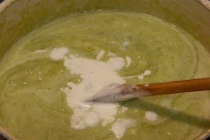 Supa crema de fasole verde