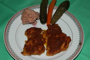 Pulpe de pui dezosate cu mustar la cuptor