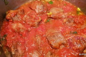 Mancarica cu carne de vita si rosii /Zigni