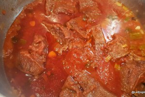Mancarica cu carne de vita si rosii /Zigni