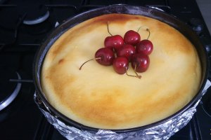 Desert cheesecake cu aroma de vanilie