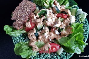 Pasta de tartinat Ktipiti cu branza feta si rosii