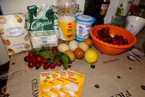 Desert prajitura cu iaurt si cirese