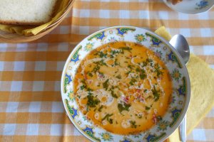 Ciorba de pui, cu smantana