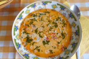 Ciorba de pui, cu smantana