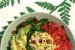 Salata de mangold cu humus, avocado si rosii-4