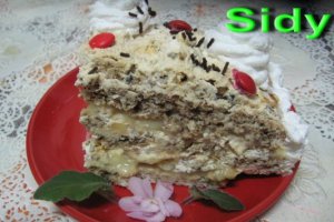 Prajitura egipteana cu nuca si caramel