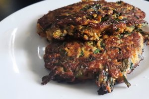 Pancakes cu frunze de Mangold (Swiss Chard)