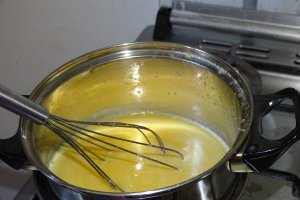 Desert tort cu lemon curd si crema de ciocolata (Vali 61 )