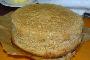 Desert tort cu lemon curd si crema de ciocolata (Vali 61 )